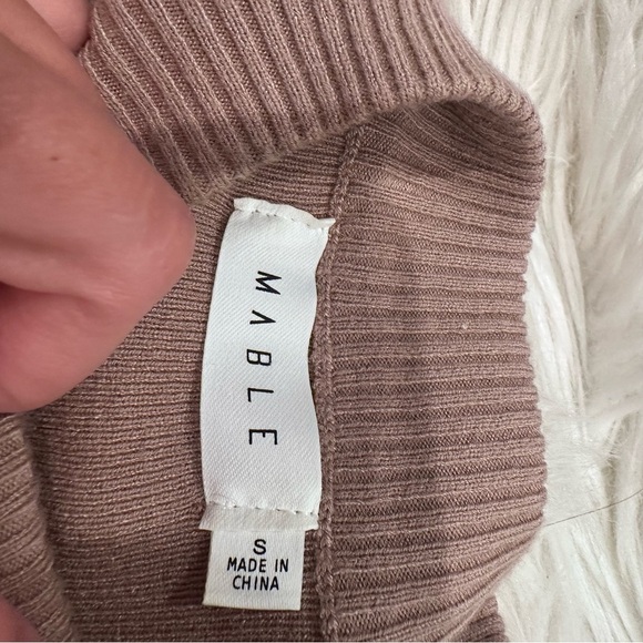 Taupe Sweater Skirt Set - Picture 6 of 6